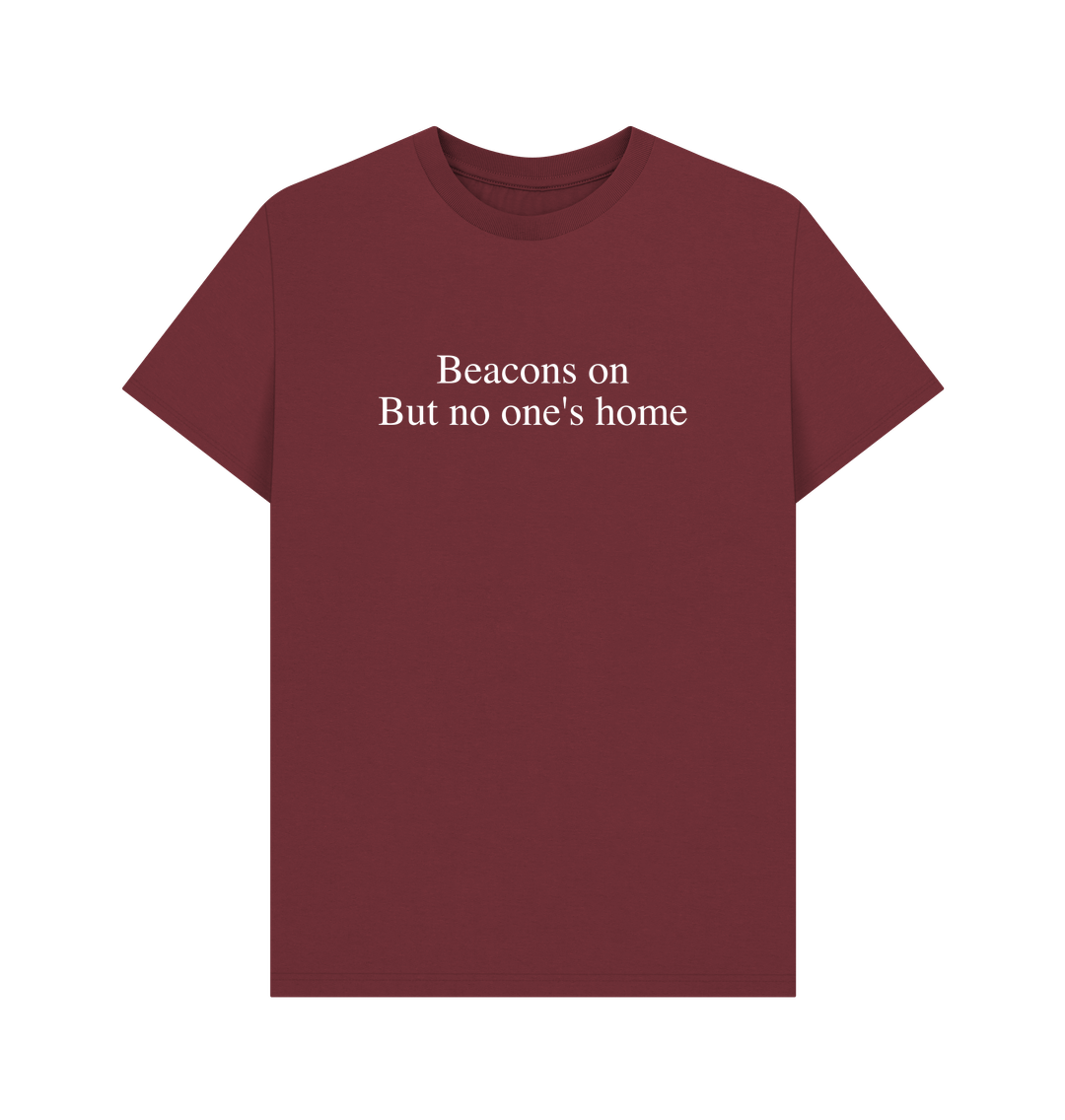 Red Wine Beacons On, But No One\u2019s Home - Men's T-Shirt