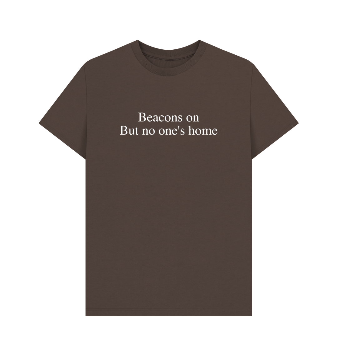 Chocolate Beacons On, But No One\u2019s Home - Men's T-Shirt