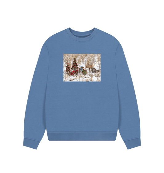 Solent Printed Sweater Front