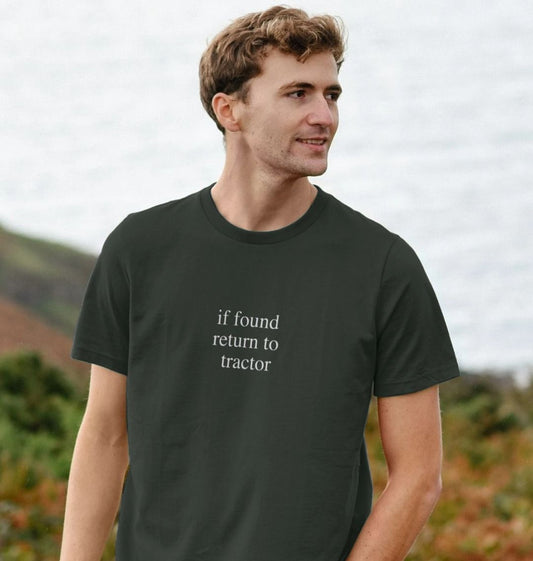 "if found return to tractor" T-Shirt